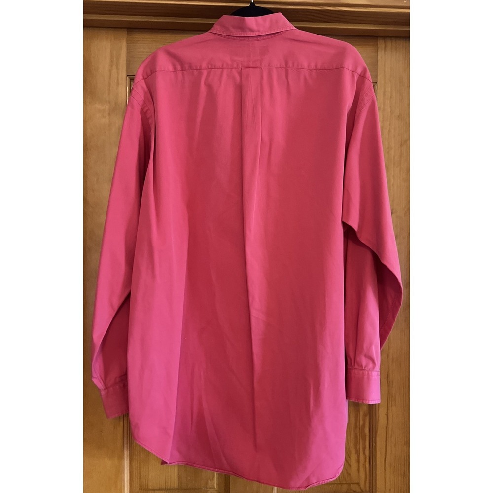 Ralph Lauren Blake Large Shirt Pink Mens Button Down Long Sleeve Pony Logo - Picture 2 of 9